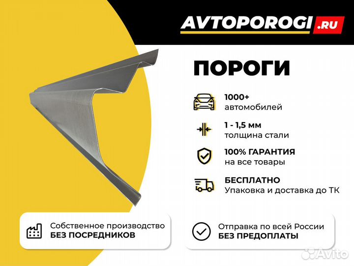 Ремонтные пороги Chevrolet Niva