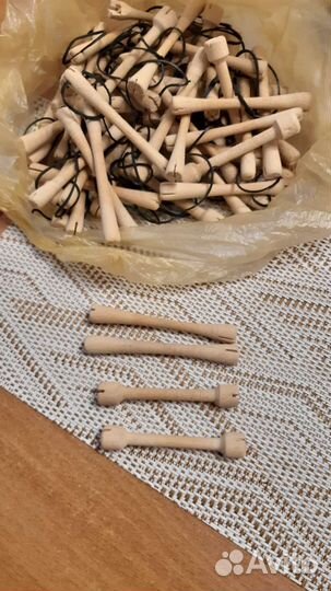 Бигуди для химической завивки.деревянные