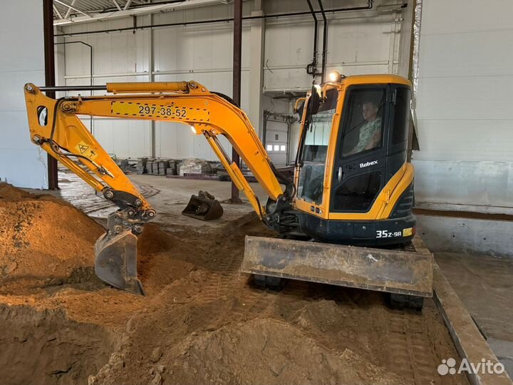 Мини-экскаватор Hyundai R35Z-9, 2021