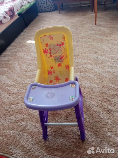 Стул для кормления, гладильная доска с утюжком