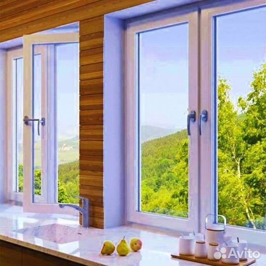 Пластиковые окна. остекление домов