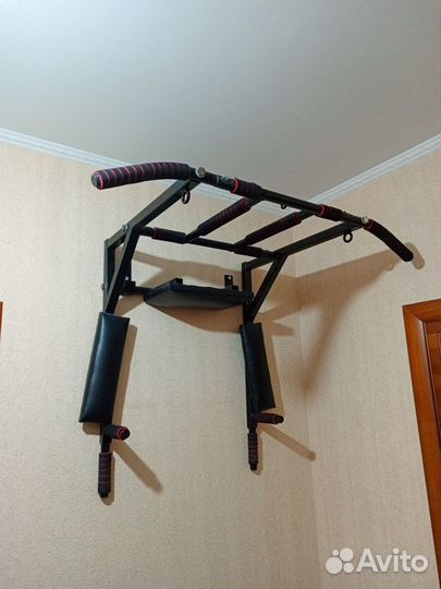 Турник настенный 3в1 (турник + брусья + пресс)