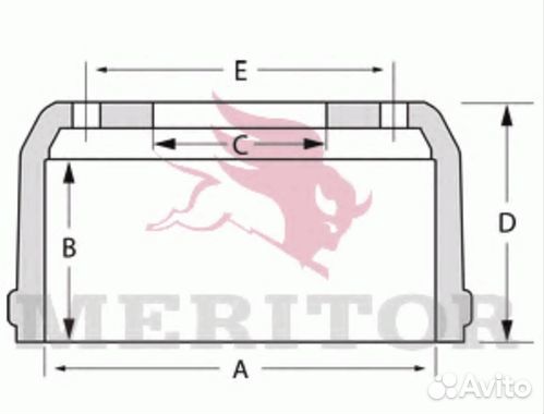 Барабан тормозной trailor-SMB 419x203 высота 266