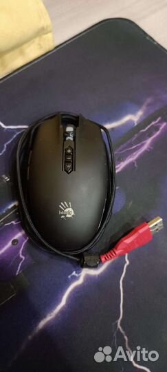 Игровая мышка bloody и коврик