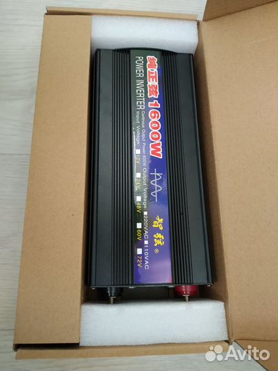 Инвертор 12 220 чистый синус 1600w