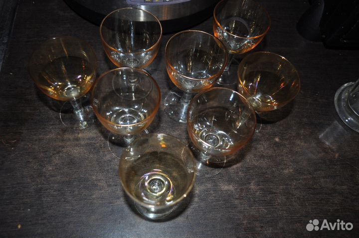 Рюмки хрустальные ретро