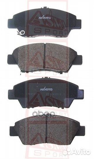 Колодки тормозные дисковые передние honda jazz