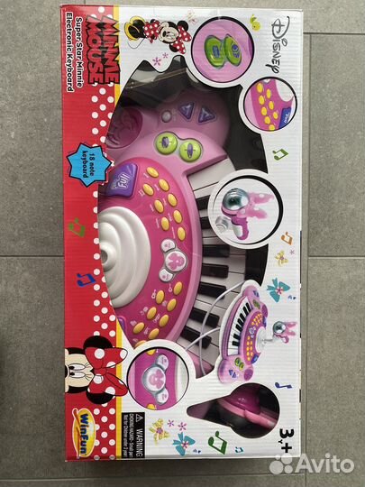 Синтезатор Пианино детское с микрофоном