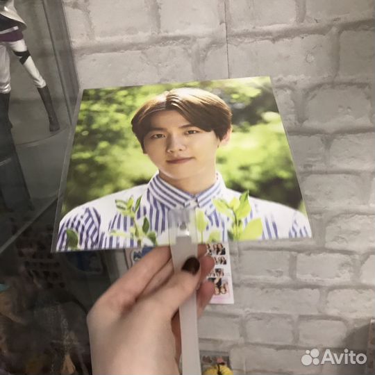 Exo веер с Бэкхёном (Nature Republic)