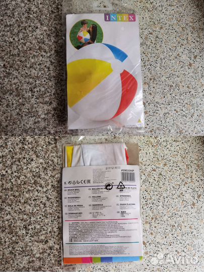 Новые пляжные мячи intex