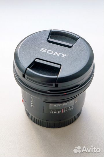 Фотообъектив широкоугольный Sony 20/2,8