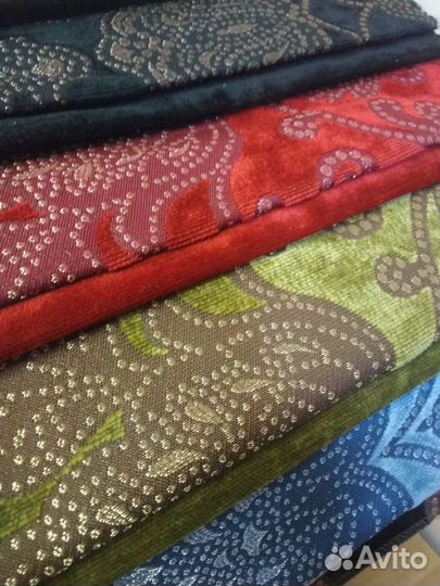 Ткань мебельная образцы на вешалках палетках печв