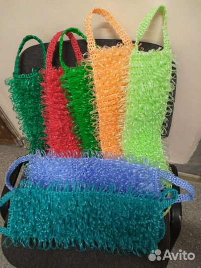 Мочалка ручной работы