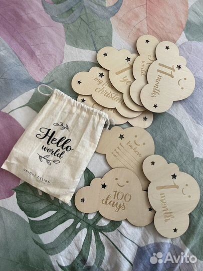 Карточки для фотосессии малыша