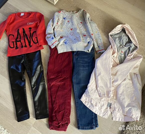 Вещи пакетом на девочку 92-104