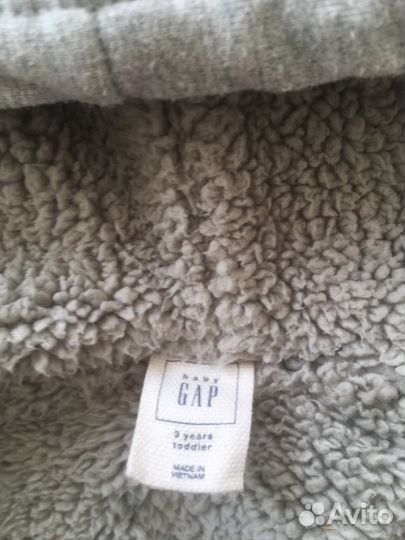 Толстовка Gap оригинал 2-3 года утеплённая