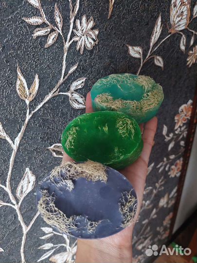 Мыло ручной работы люфа сувенир подарок