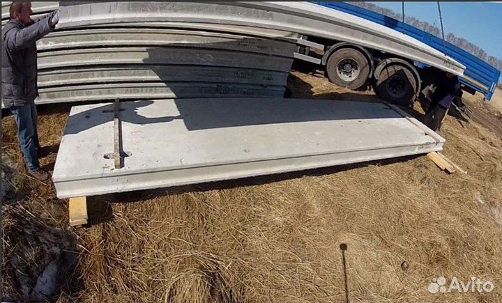 Плиты железо-бетонные, армированные