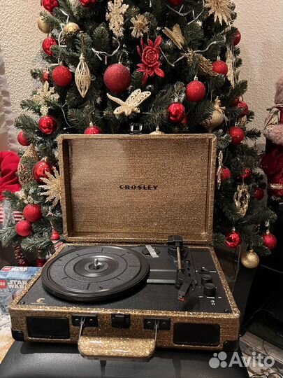 Виниловый проигрыватель Crosley Cruiser Plus gold