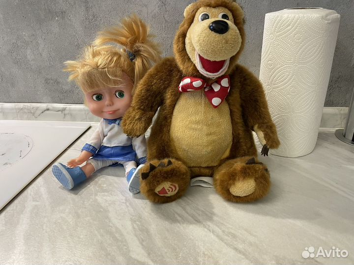 Игрушка Маша Медведь музыкальные