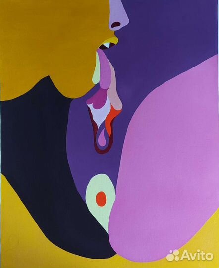 Интерьерная картина маслом на холсте