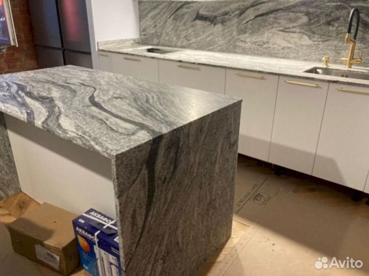 Столешница из камня (натуральный/агломерат)