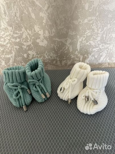 Пинетки вязанные