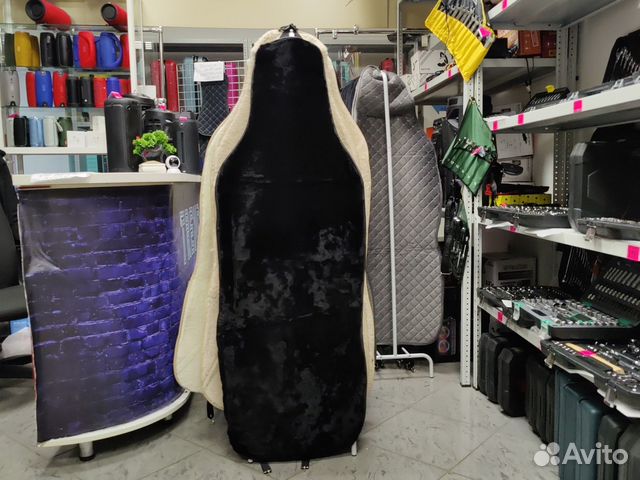 Меховые накидки из натуральной шерсти черные