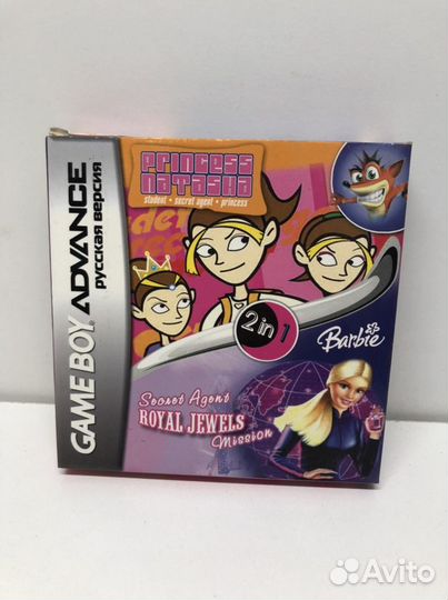 Картридж Princess Natasha и Royal Jewels для GBA