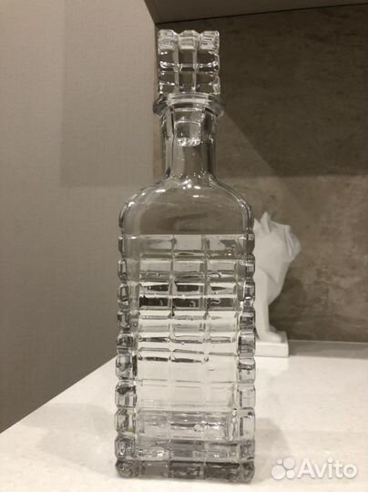 Штоф- графин хрустальный