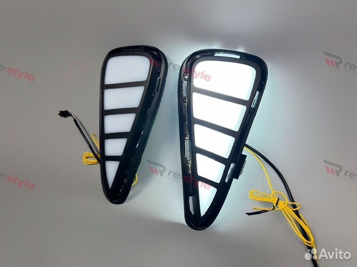 Ходовые огни Toyota Camry 55 14-17г 3 Режима