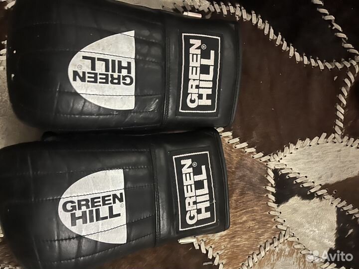 Снарядные перчатки Green Hill Pro Black (L)