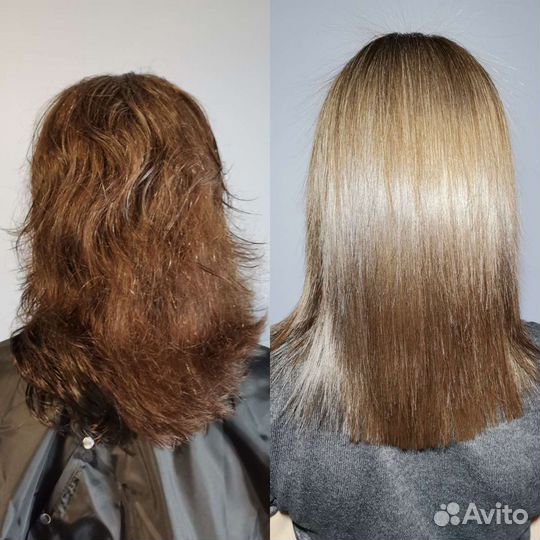 Кератиновое выпрямление