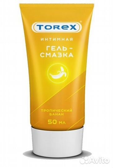 Смазка на водной основе torex Тропический банан - 50 мл