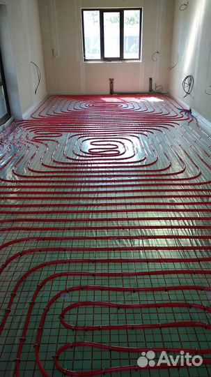 Тёплый пол, отопление. Водопровод, канализация