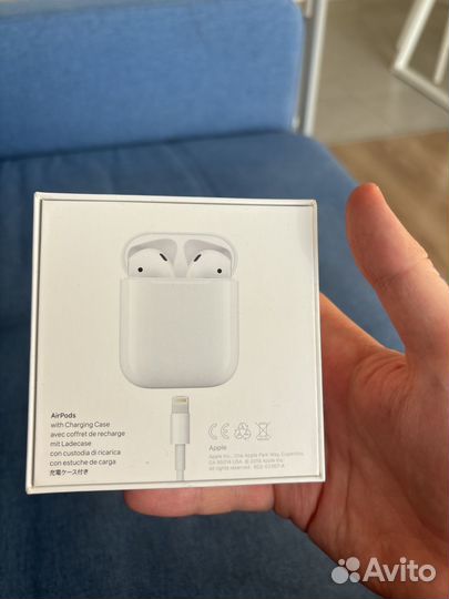 Коробка от навшников airpods