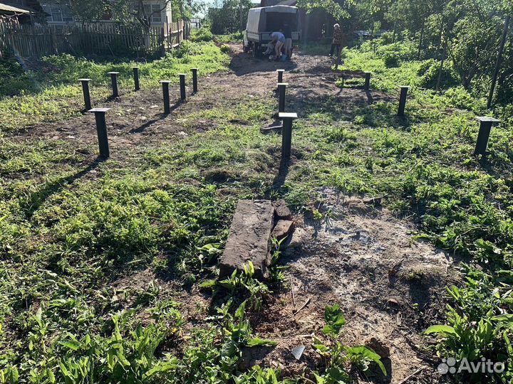 Винтовые сваи. Свайный фундамент за 1 день