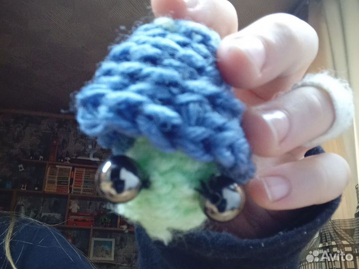 Грибочек вязаный