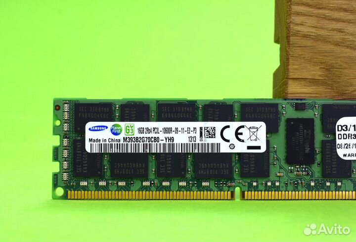 16GB DDR3 L ECC samsung 1333