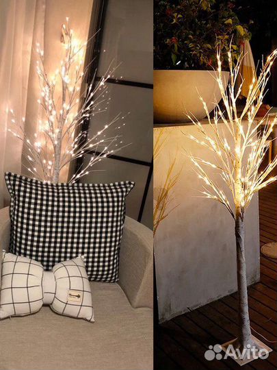 Светильник торшер гирлянда