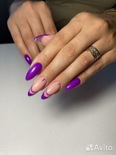 Маникюр с покрытием, педикюр, наращивание ногтей