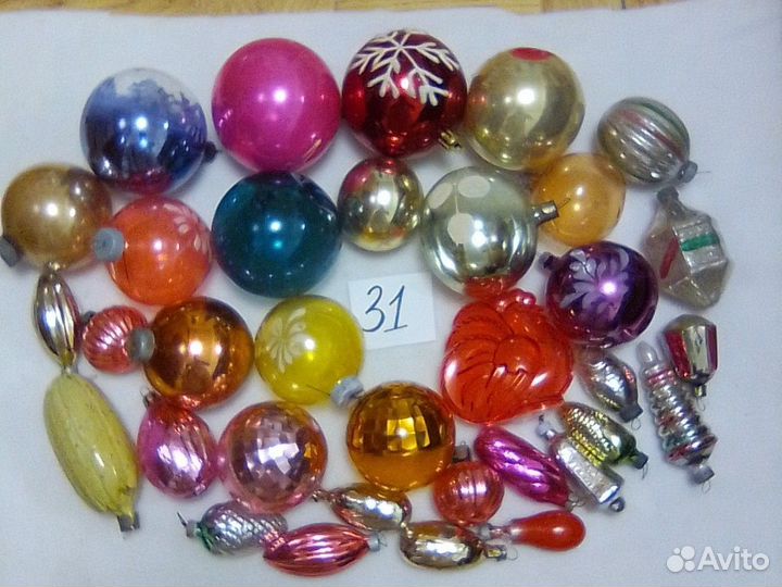 Ёлочные игрушки СССР, ретро