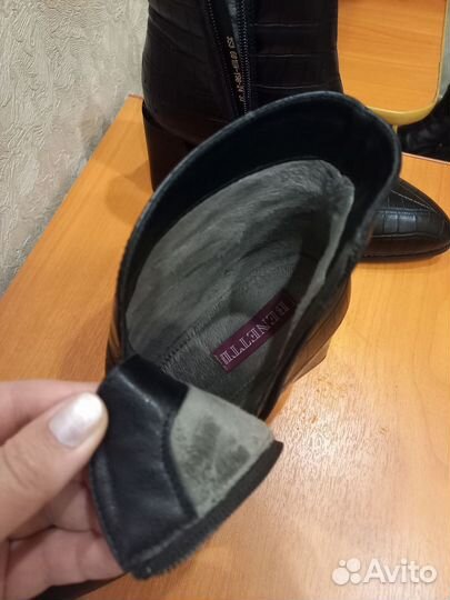 Ботильоны натуральная кожа