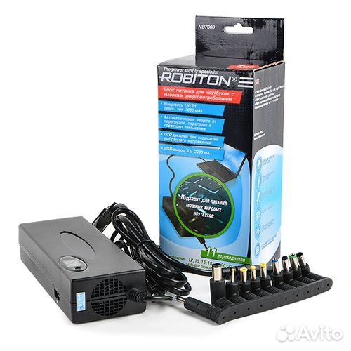 Блок питания для ноутбуков Robiton NB7000 (150 Вт)