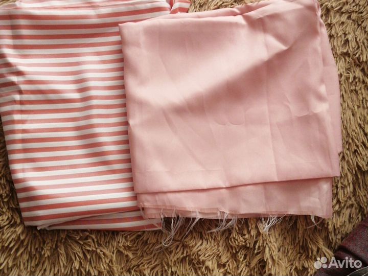 Отрезы льна шелка.шерсти СССР