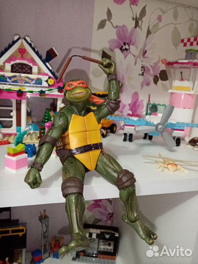 Игрушки фигурки Черепашки ниндзя. микидонирафлео