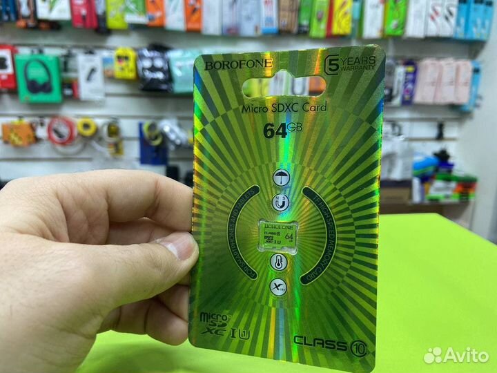 Флешка micro SD 64 GB