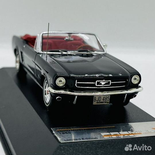Ford Mustang Convertible 1965 black Premiumx 1:43