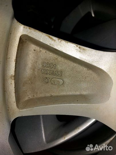 Диски литые r16 5x105 6.5j Вылет 38