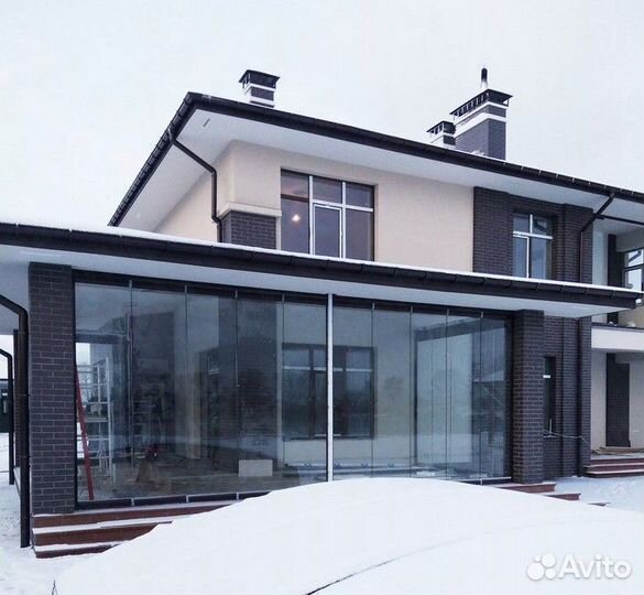 Остекление пластиковое дома коттеджа